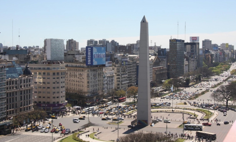 Obelisk on Avenida 9 de Julio