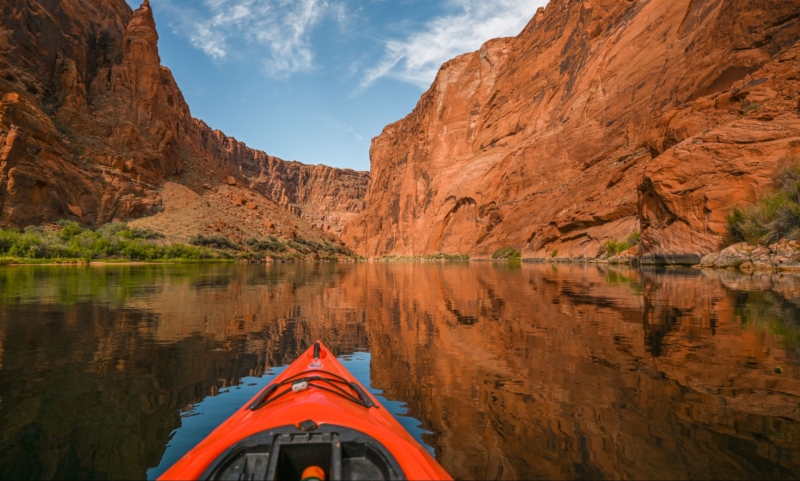 Kayaking at Horseshoe Bend