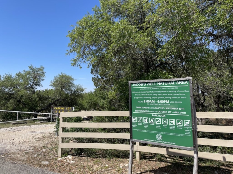 Jacob's well entrance