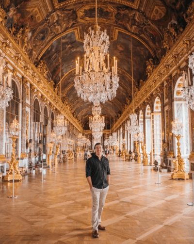 Hall of Mirrors at the Palace of Versailles