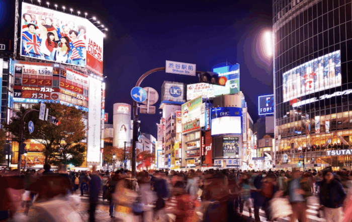 Shibuya Crossing on Japan itinerary